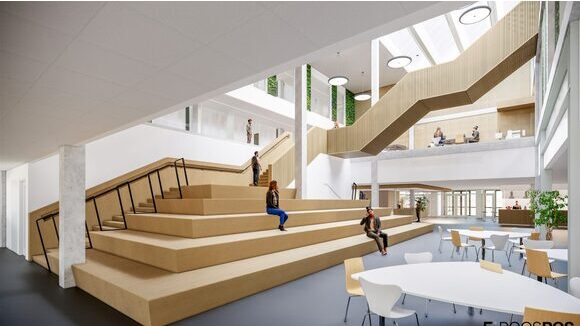 De Beroepscampus is in gebruik