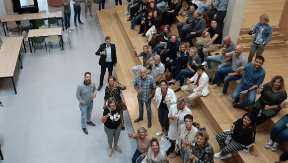 De trots spat er vanaf!