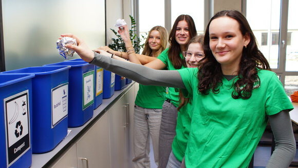 De Beroepscampus werkt met het project ‘Afval = Grondstof’ aan bewustwording onder leerlingen en studenten.