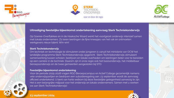 Intensieve samenwerking met lokale ondernemers